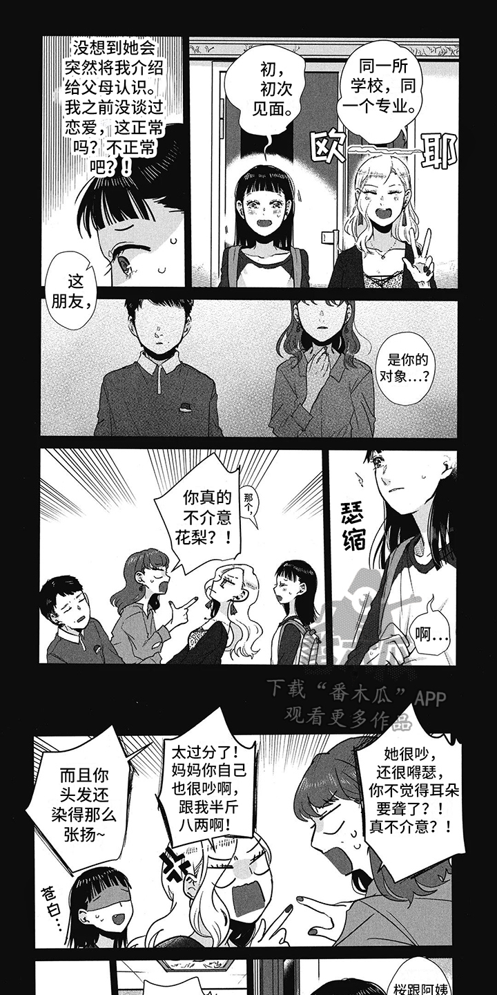 樱花校园豪华房间漫画,第14章：过于不同1图
