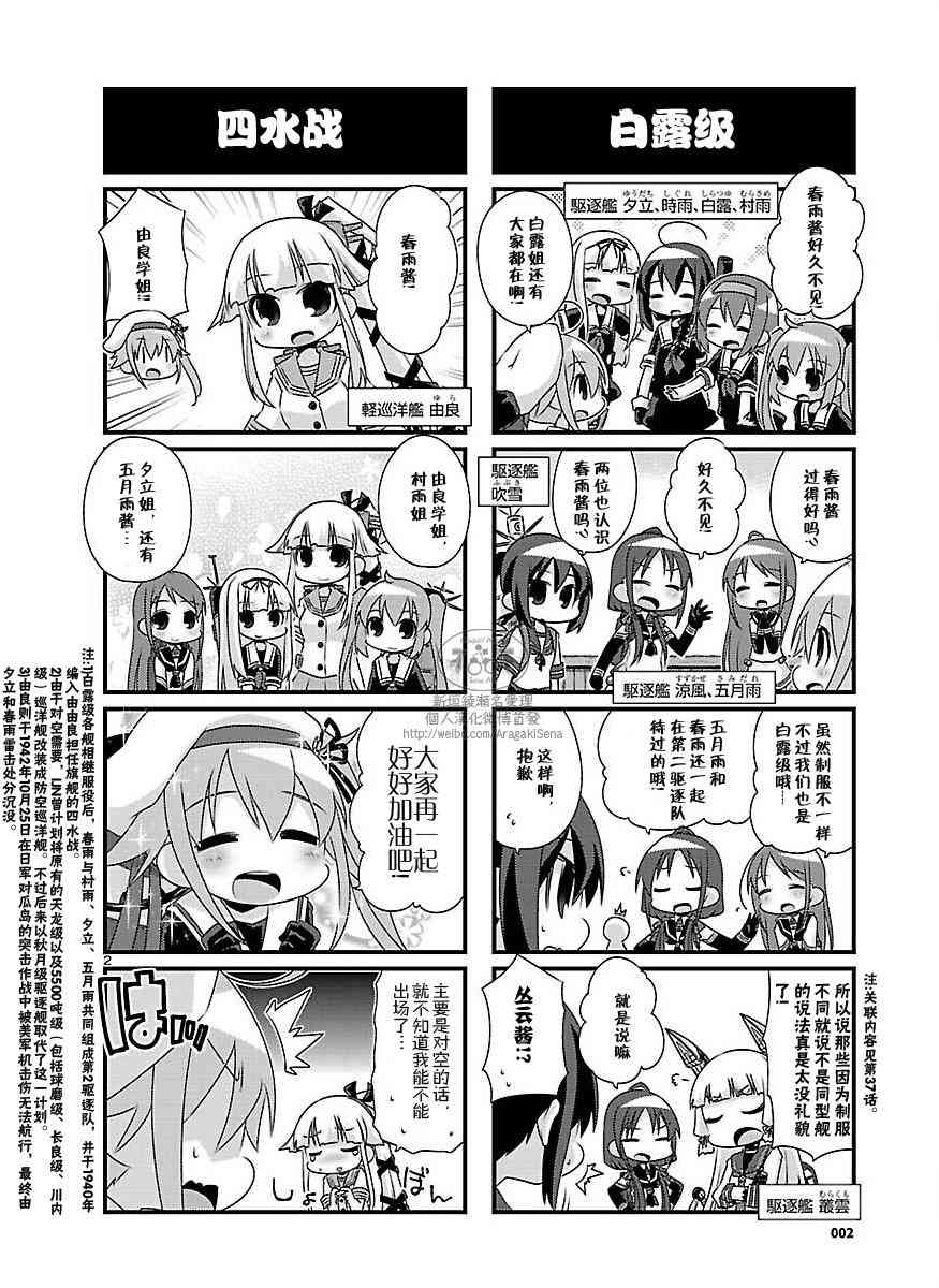 -舰colle- 官方四格 吹雪 加油！漫画,64话3图